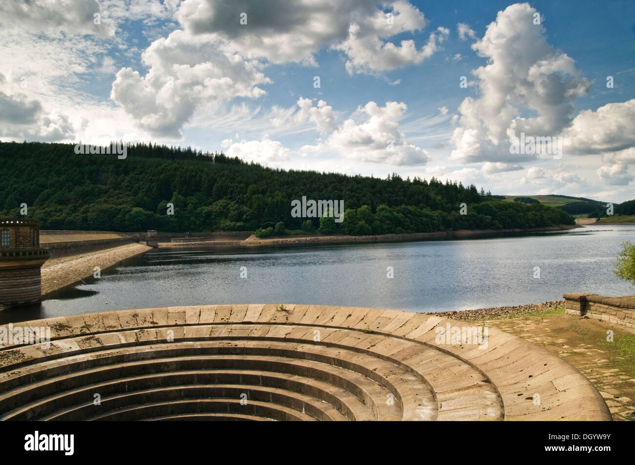 Himmel über der Dame Bower fegen Stockfoto