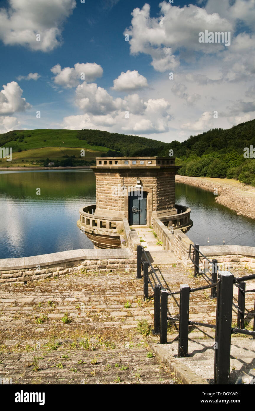 Mit Blick auf den Lady-Bower Derbyshire Stockfoto
