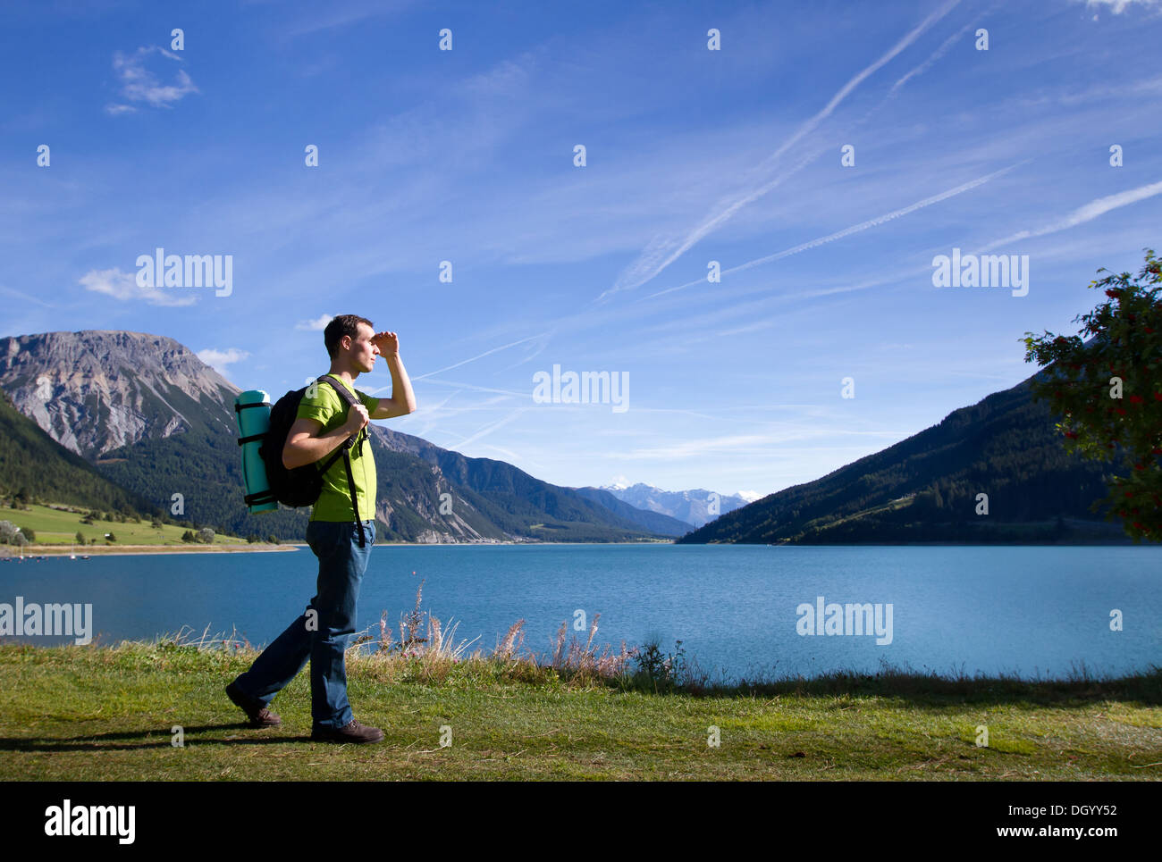 Reisenden in Bergen, wir freuen uns, neue vision Stockfoto