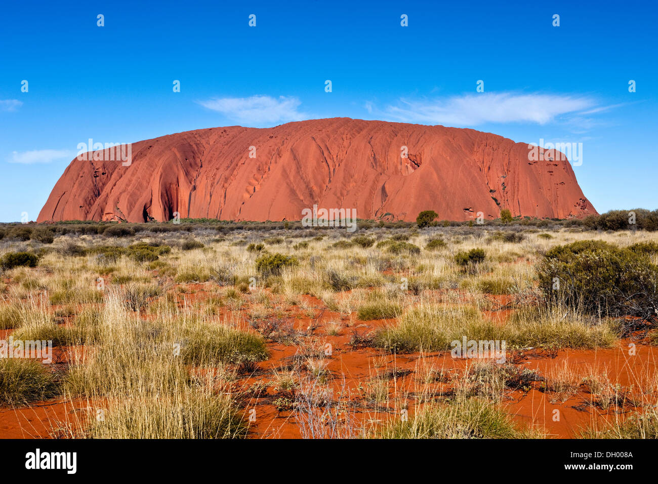 Uluru oder Ayers Rock, Uluru-Kata Tjuta National Park, Northern Territory, Australien Stockfoto