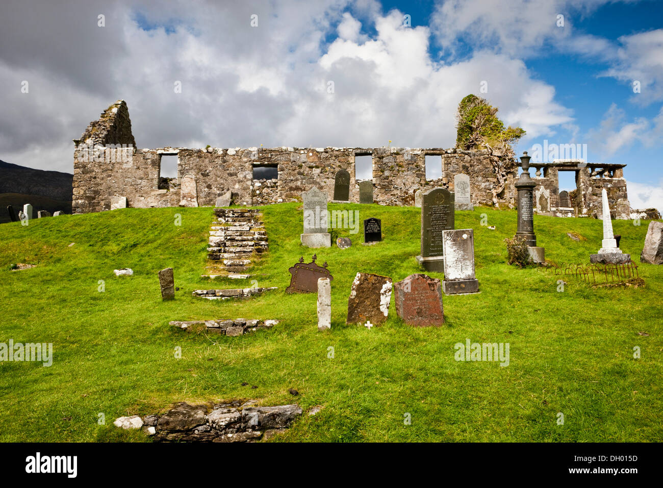 Alten Friedhof, Isle Of Skye, Schottland, Vereinigtes Königreich Stockfoto