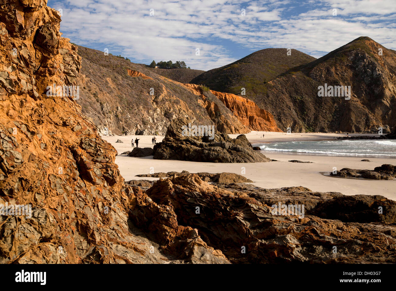 Küste von Big Sur, Big Sur, Kalifornien, Vereinigte Staaten von Amerika Stockfoto