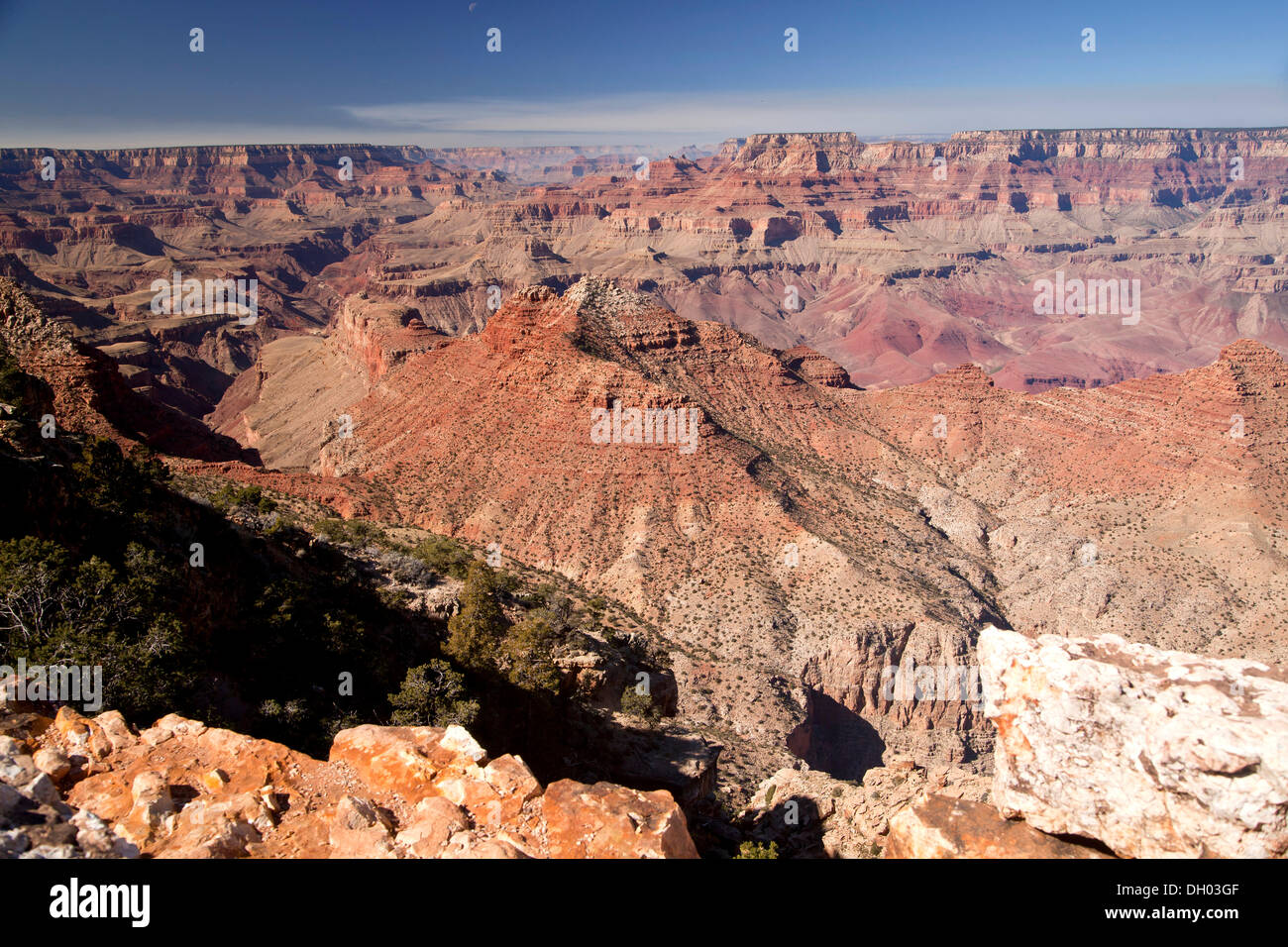 Grand Canyon, Grand-Canyon-Nationalpark, Arizona, Vereinigte Staaten von Amerika Stockfoto