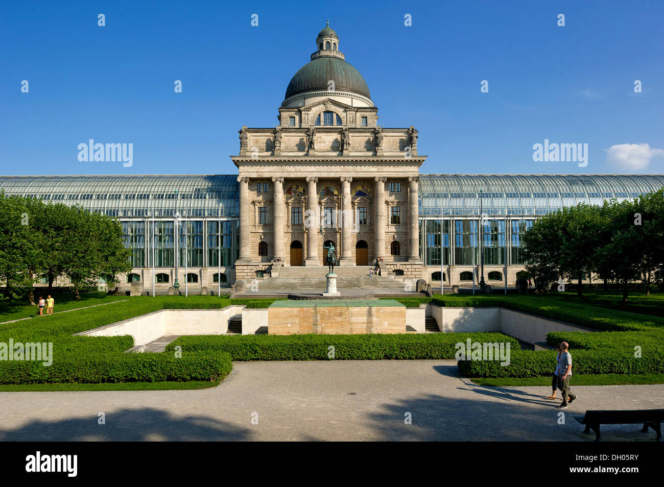 Bayerische Staatskanzlei, ehemalige Armee-Museum im Hofgarten oder Court Garden, München, Upper Bavaria, Bavaria, Germany Stockfoto