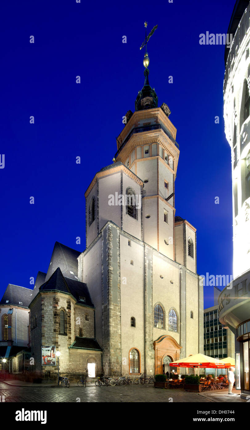 St. Nikolaus Kirche, Leipzig, Sachsen, PublicGround Stockfoto