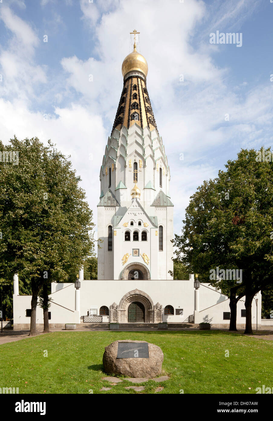 Beispiele Gedaechtniskirche Kirche, Leipzig, Sachsen, PublicGround Stockfoto
