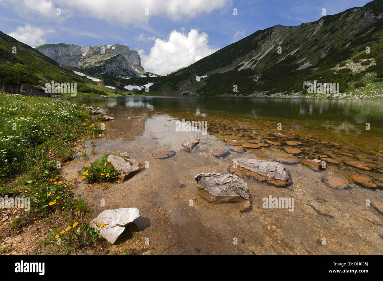 Brandenberg Alpen und Zireiner See sehen, Tirol, Österreich, Europa Stockfoto