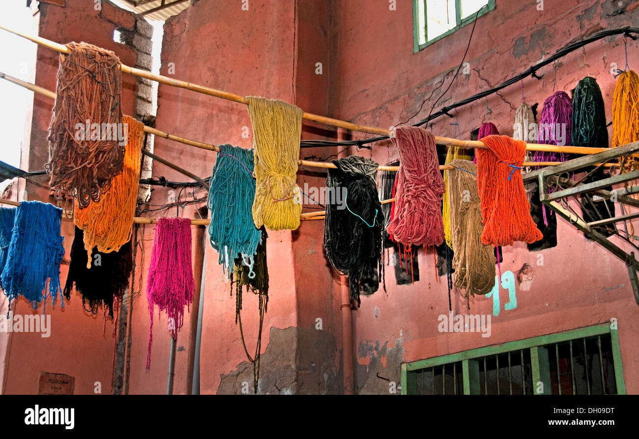 Marrakesch Marokko Mode Shop Boutique Bazaar Souk Medina Stockfoto