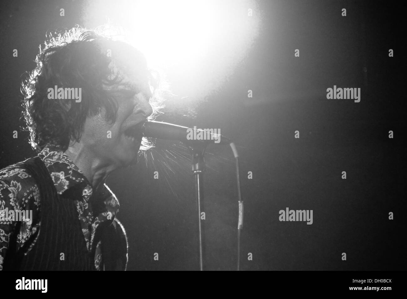 Jon Spencer von Jon Spencer Blues Explosion führt im Circolo Degli Artisti live Club 2013. Stockfoto