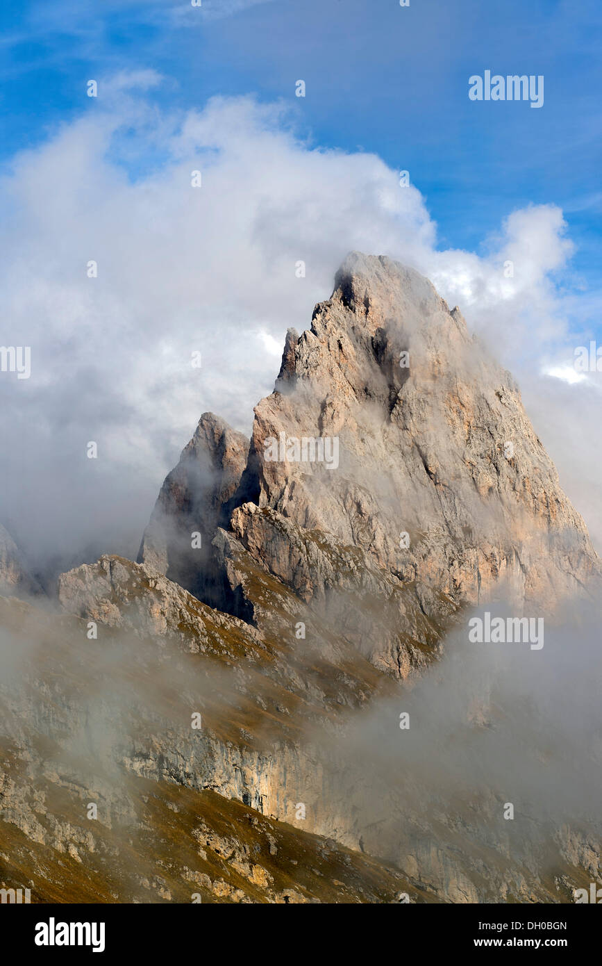 Fermeda Türme, Geisler Gruppe, Dolomiten, Alto Adige, Italien, Europa Stockfoto