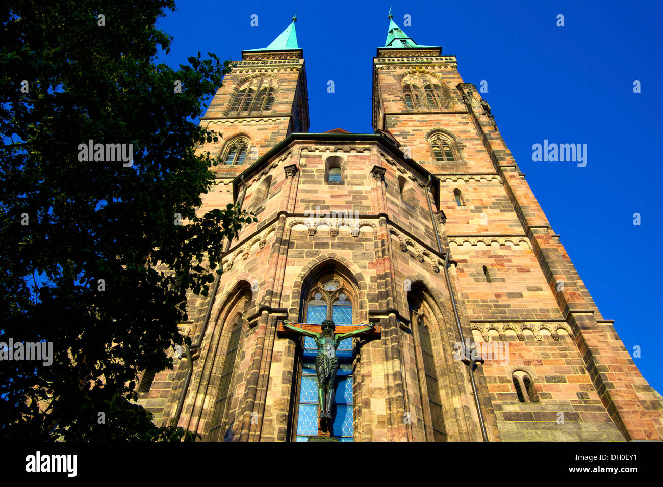 St. Sebald Kirche (St. Sebaldus-Kirche), Nürnberg, Bayern, Deutschland, Europa Stockfoto