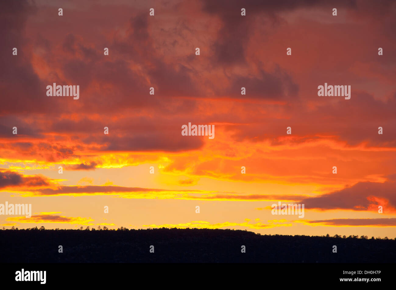 Sunset Sky Stockfoto