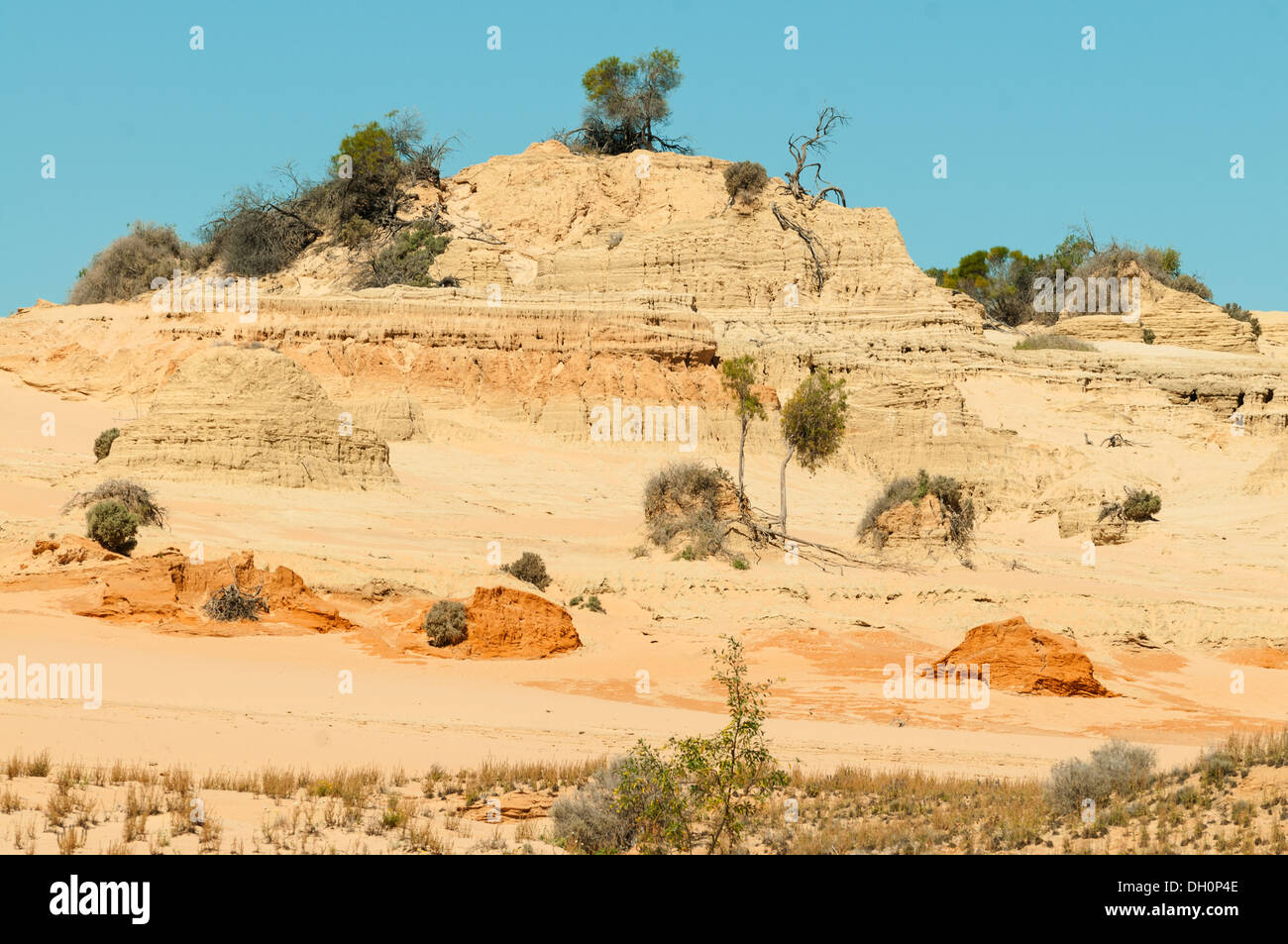 Wände von China, Mungo National Park, NSW, Australien Stockfoto