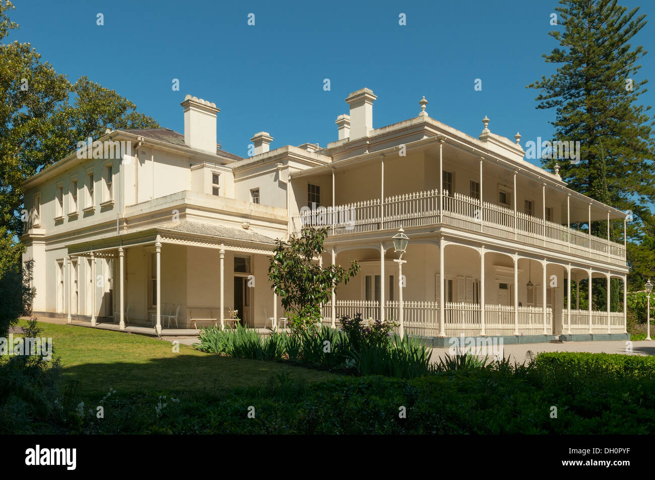 Como House, South Yarra Melbourne, Victoria, Australien Stockfoto