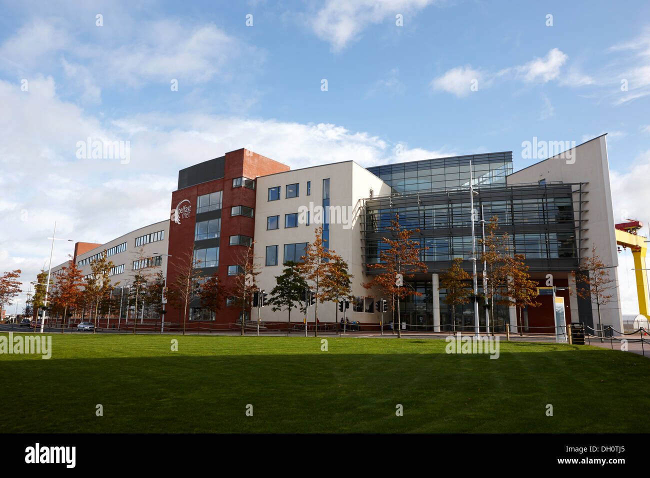 Belfast metropolitan College titanic Viertel Belfast Nordirland Stockfoto