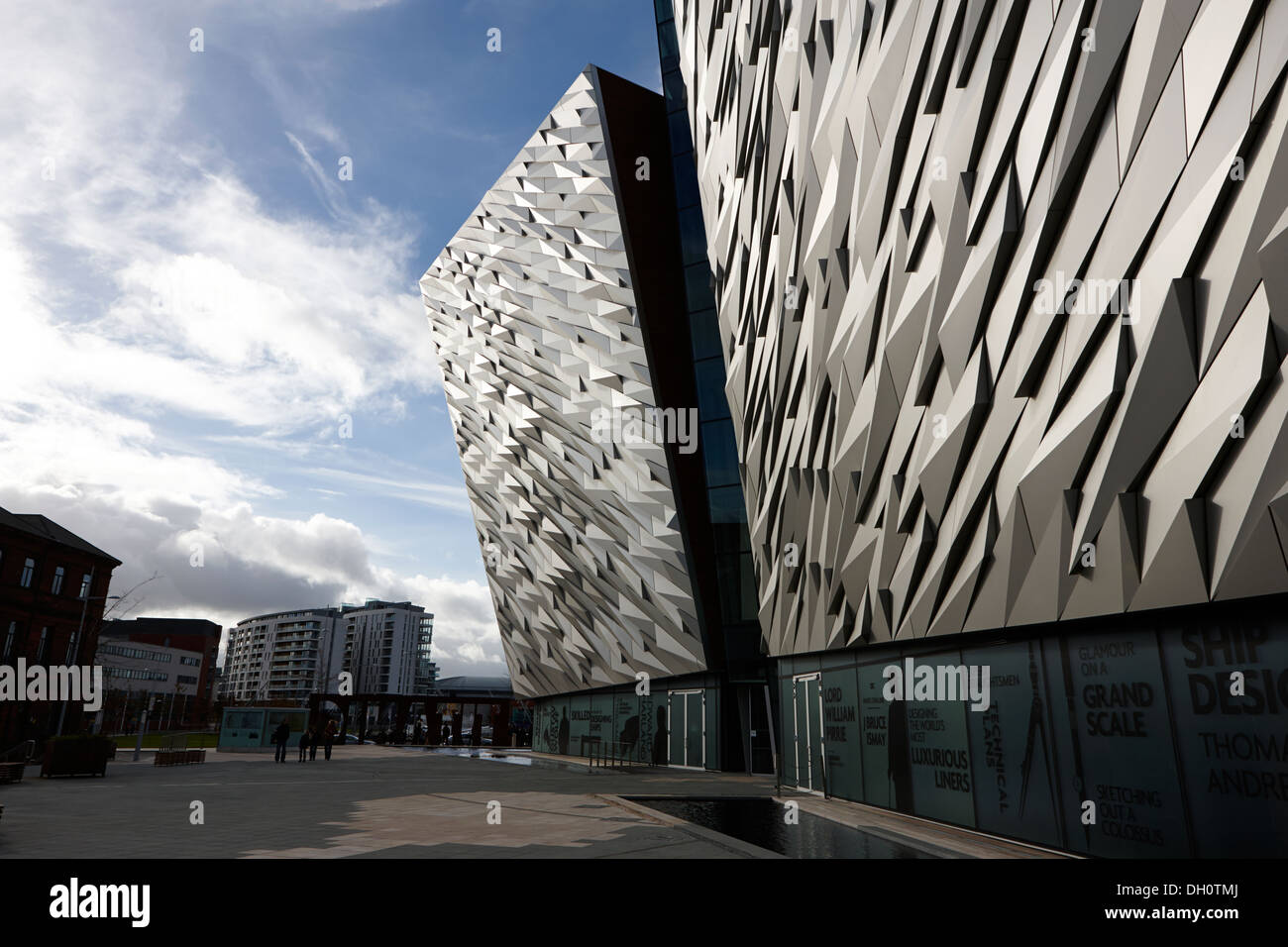 Titanic Belfast Besucher Zentrum titanic Viertel Belfast Nordirland Stockfoto