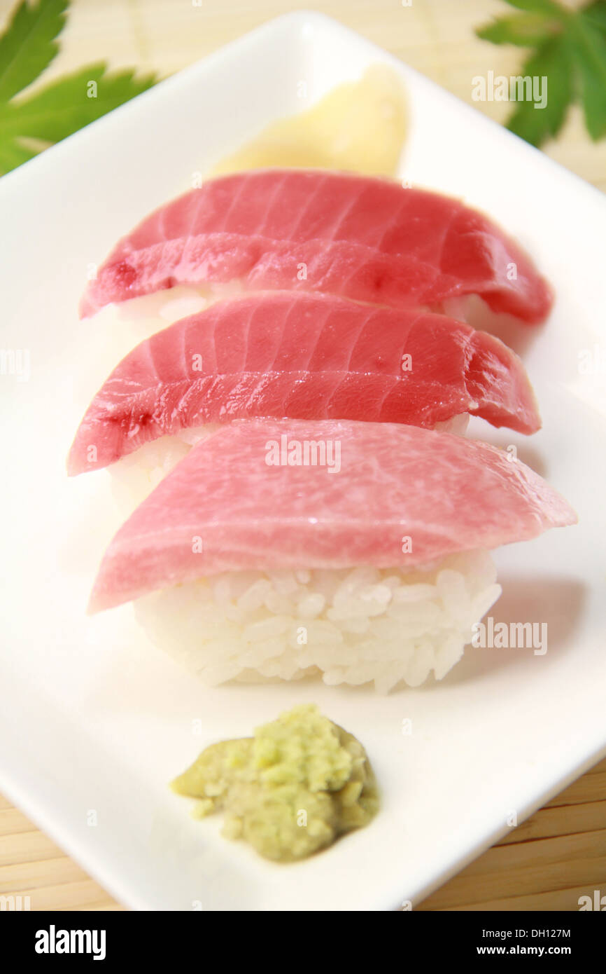 Thunfisch-sushi Stockfoto