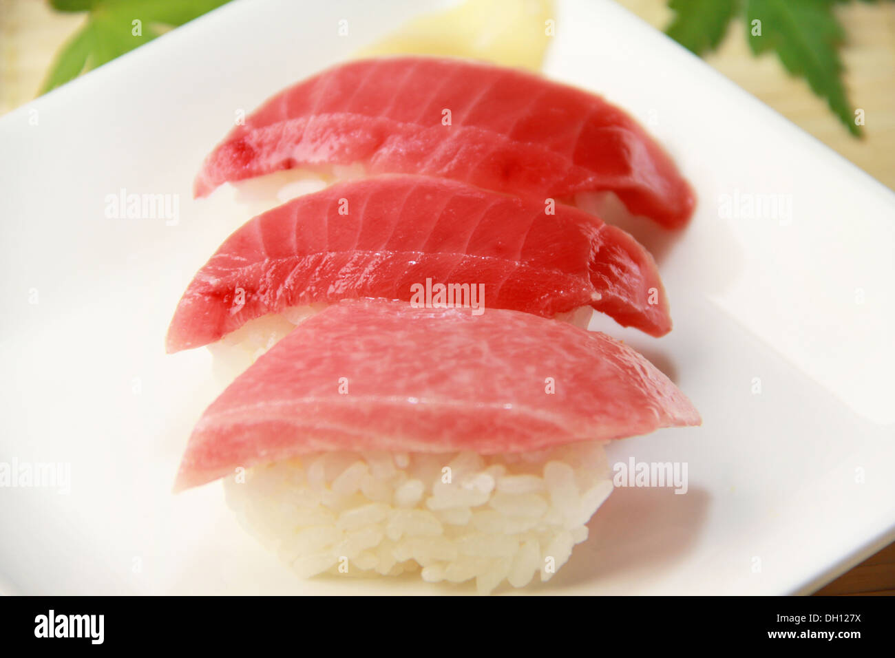 Thunfisch-sushi Stockfoto