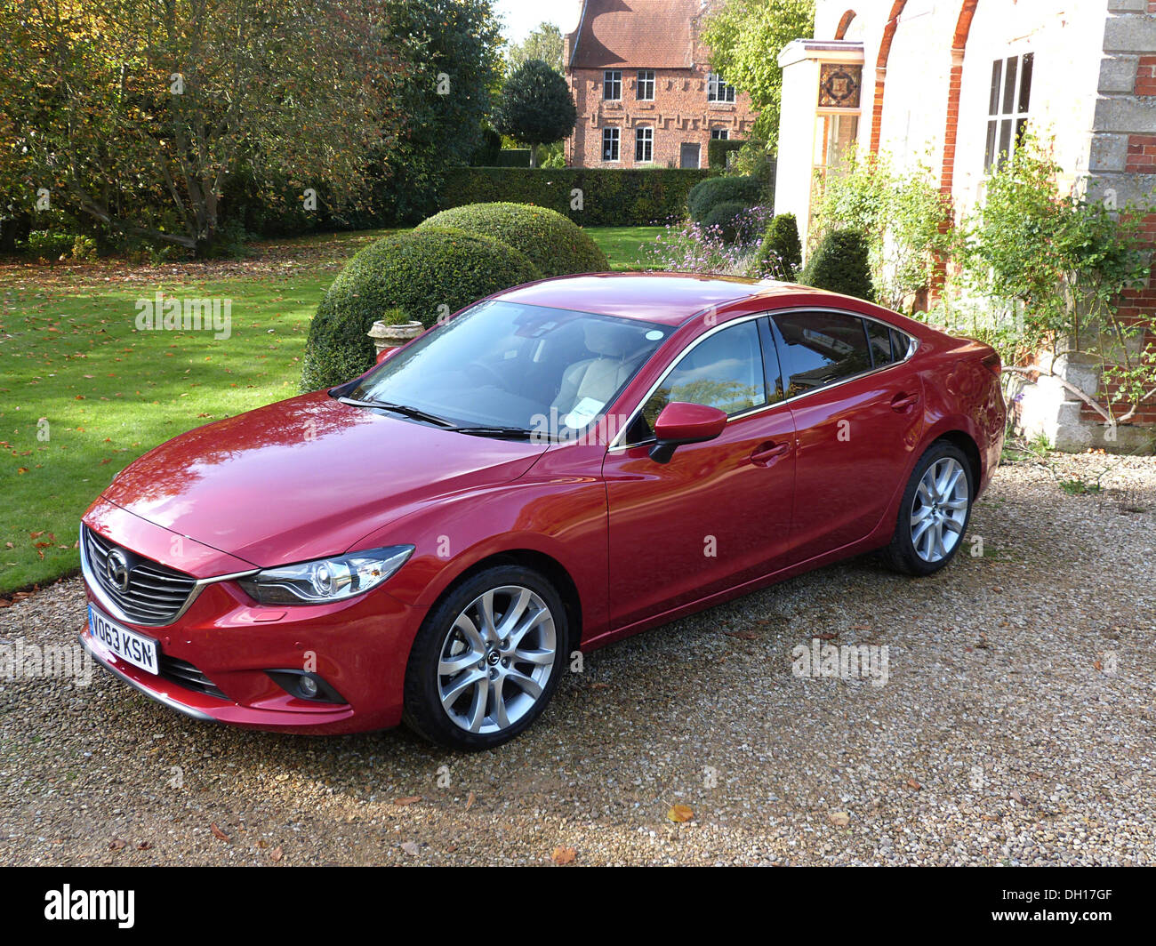 NAV 2013 Mazda 6 2.2D Sport. Stockfoto