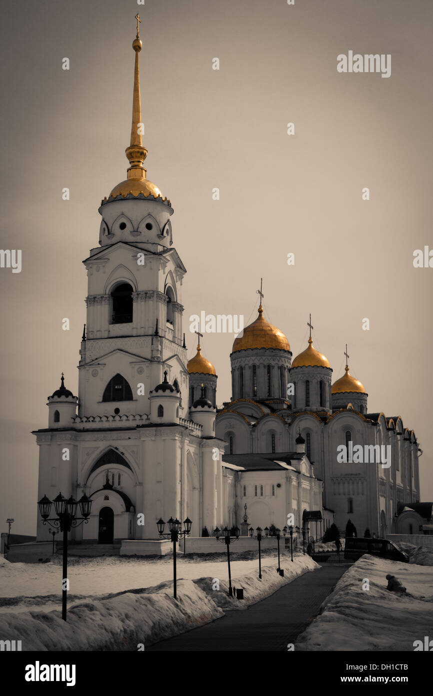Himmelfahrts-Kathedrale in Wladimir, Russland Stockfoto