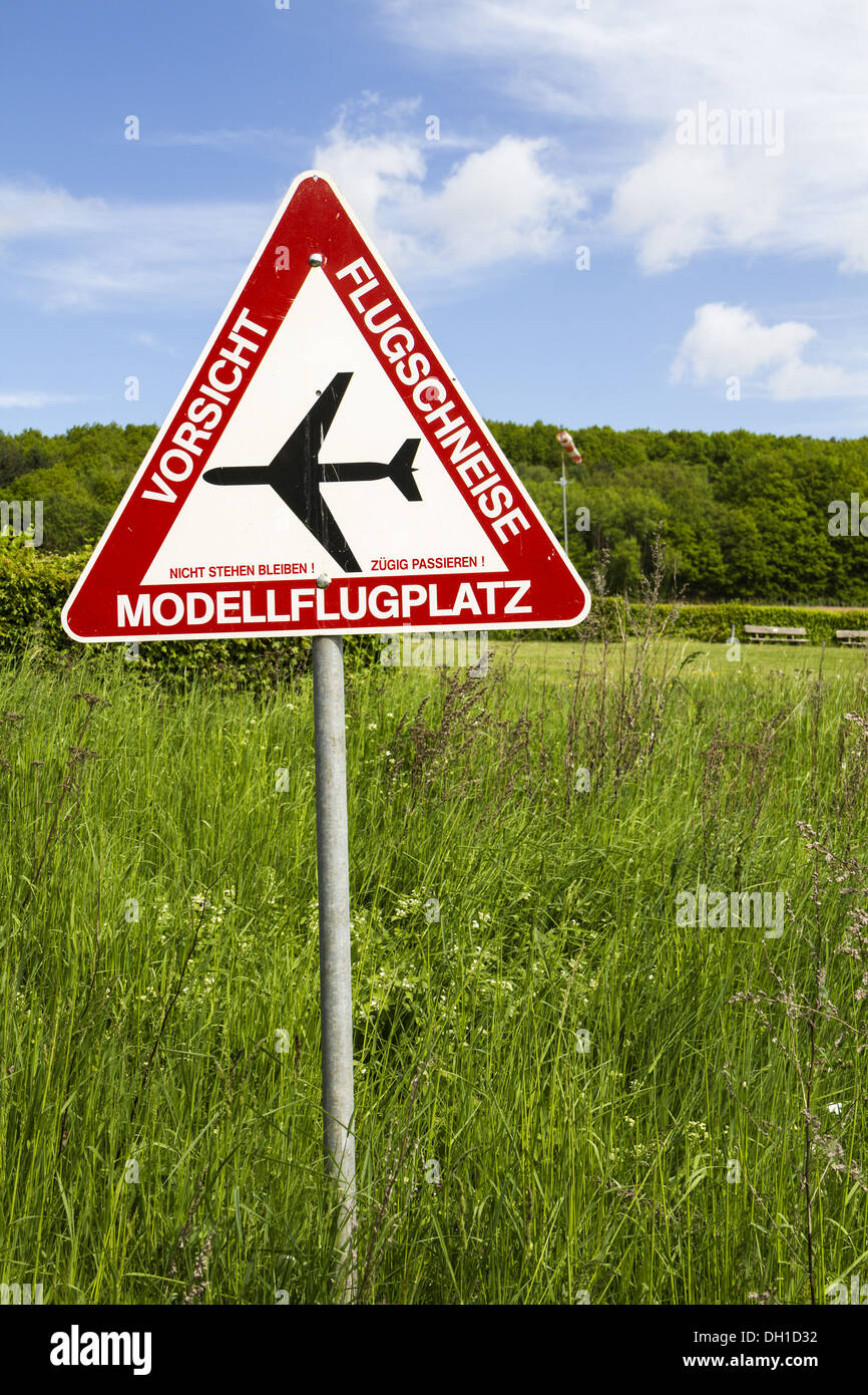 Flugroute Flugmodell Stockfoto