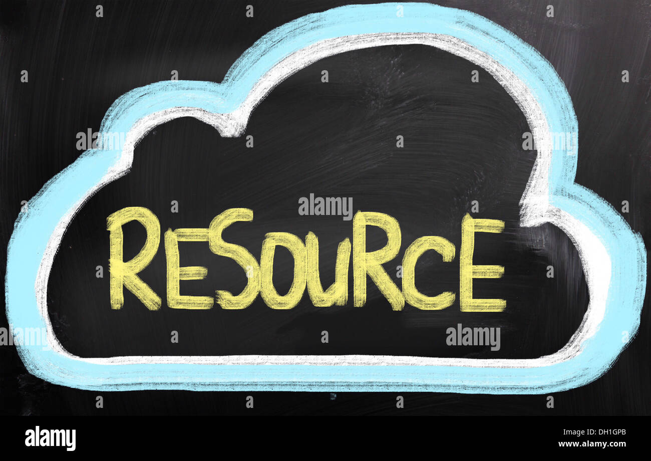 Ressource-Konzept Stockfoto