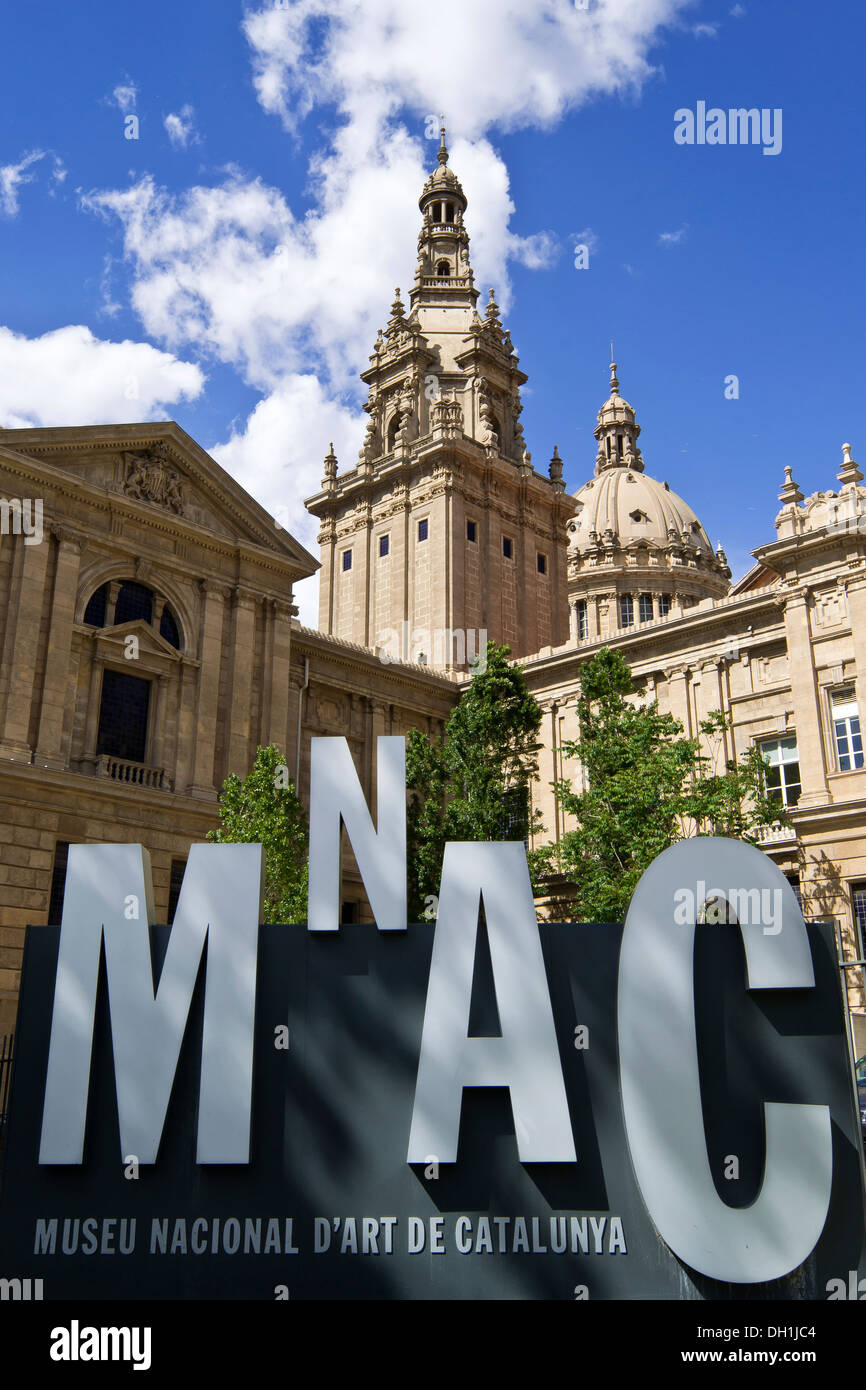 Museu Nacional Art Catalunya Stockfoto