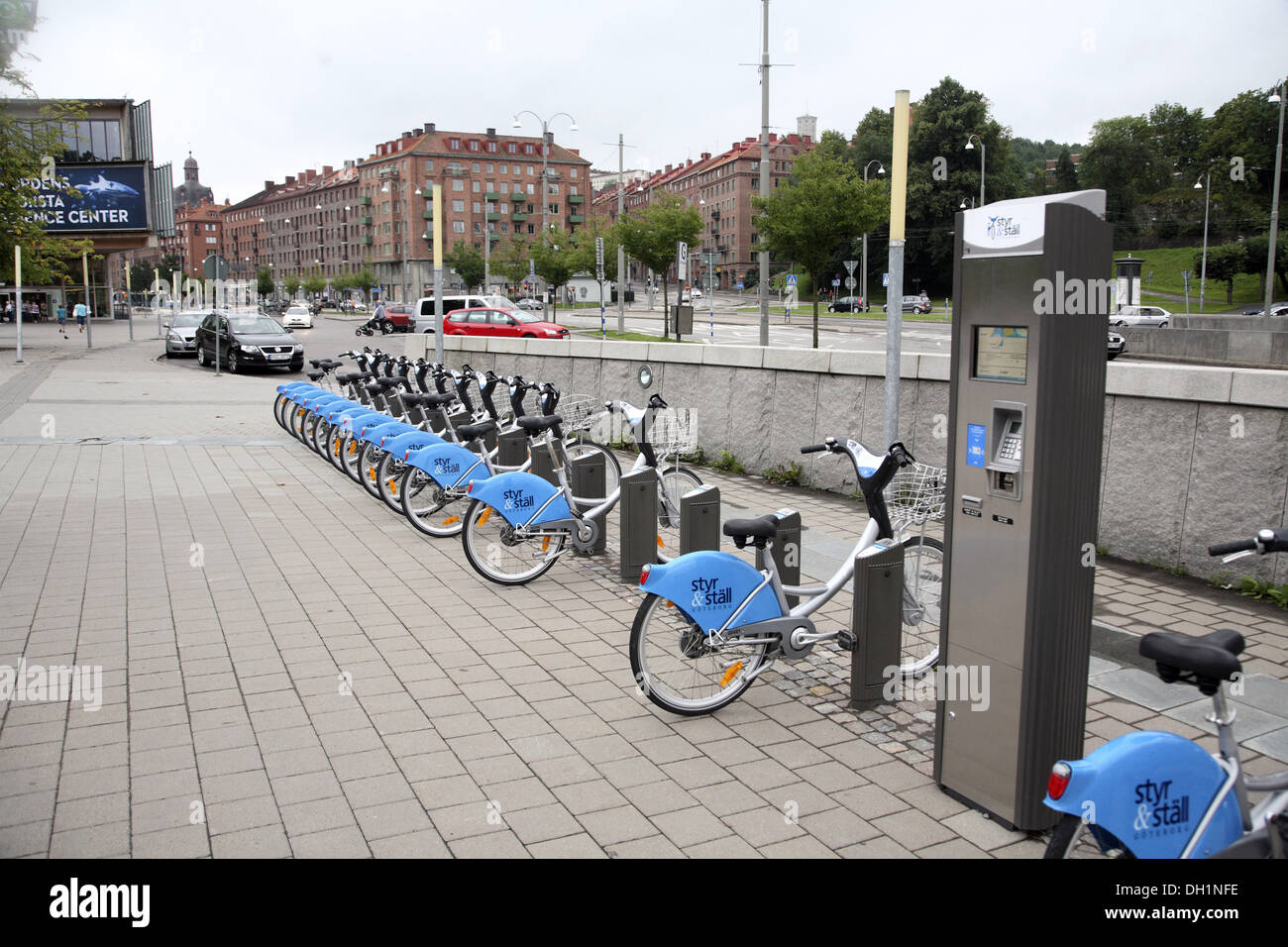 Automatischer Zyklus stehen Göteborg Schweden Europa Stockfoto