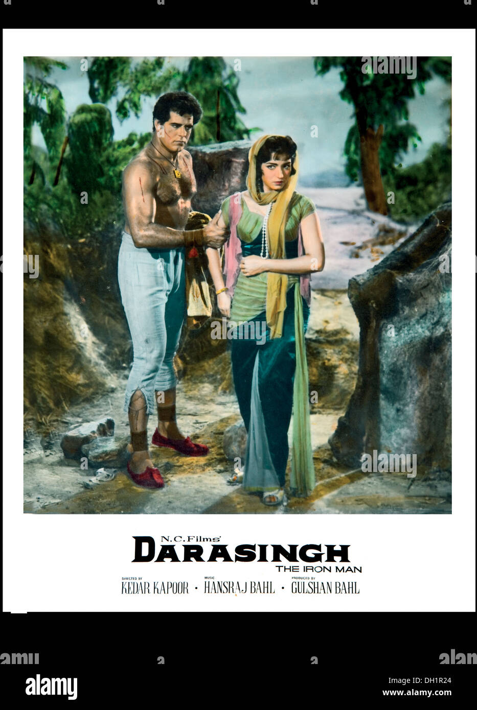 Indisches bollywood hindi Filmplakat von Dara Singh Indien Stockfoto