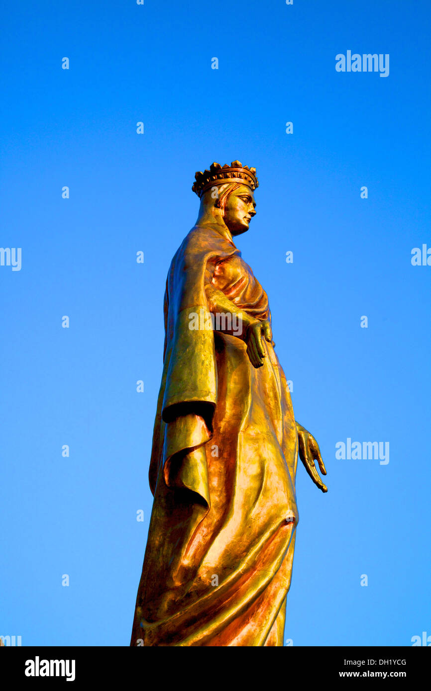 Die Statue der Jungfrau Maria, Selcuk, Türkei, Asien. Stockfoto