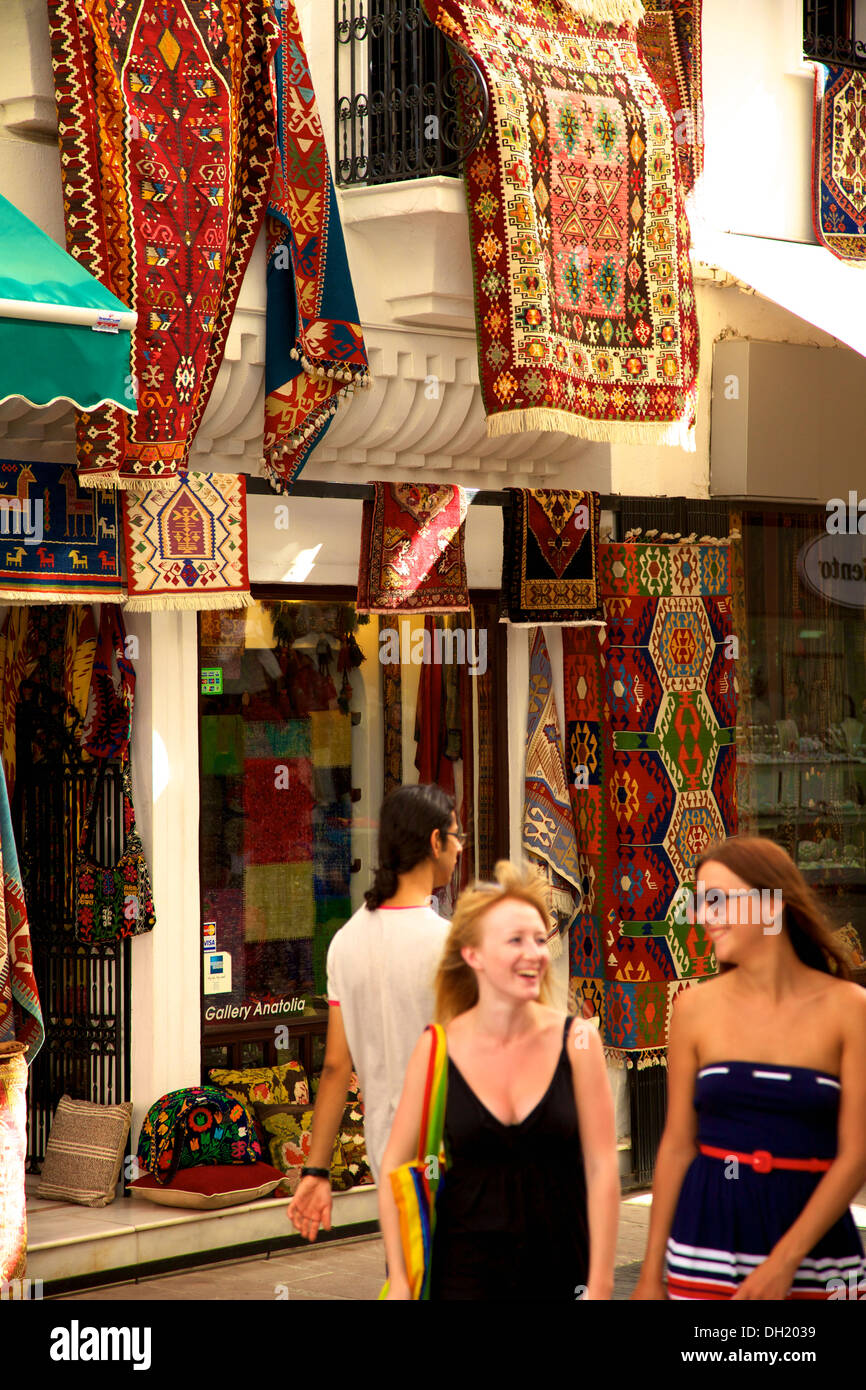 Einkaufen, Bodrum, Türkei, Asien. Stockfoto