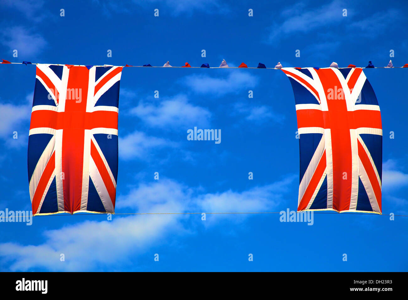 Union Jack Flagge, England Stockfoto