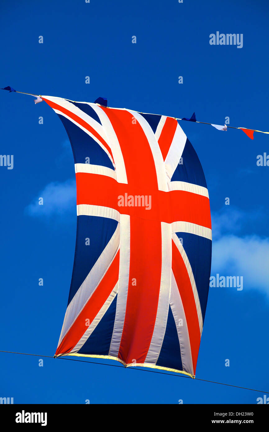 Union Jack Flagge, England Stockfoto