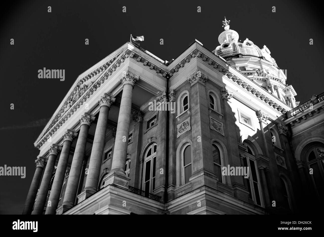 Des Moines State Capitol Building Stockfoto