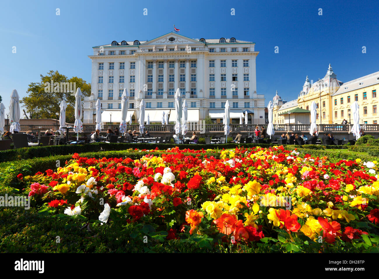 Zagreb Hotel Esplanade Stockfoto