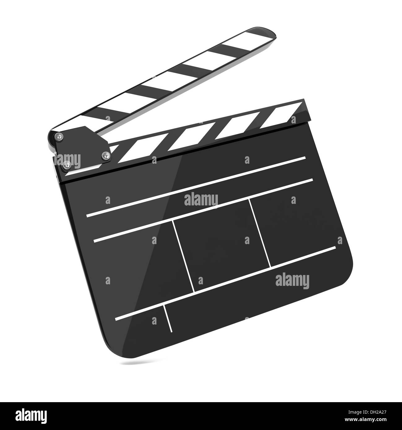 Film Clap Board Kino. Stockfoto