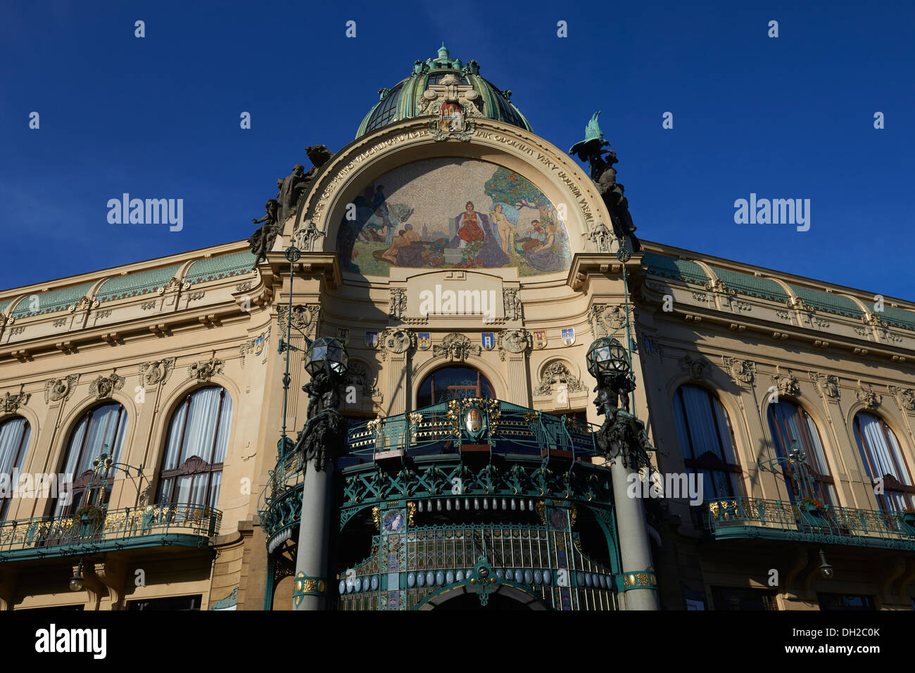 Obecni Dum, Prikopy, Altstadt (UNESCO), Prag Tschechische Republik Stockfoto