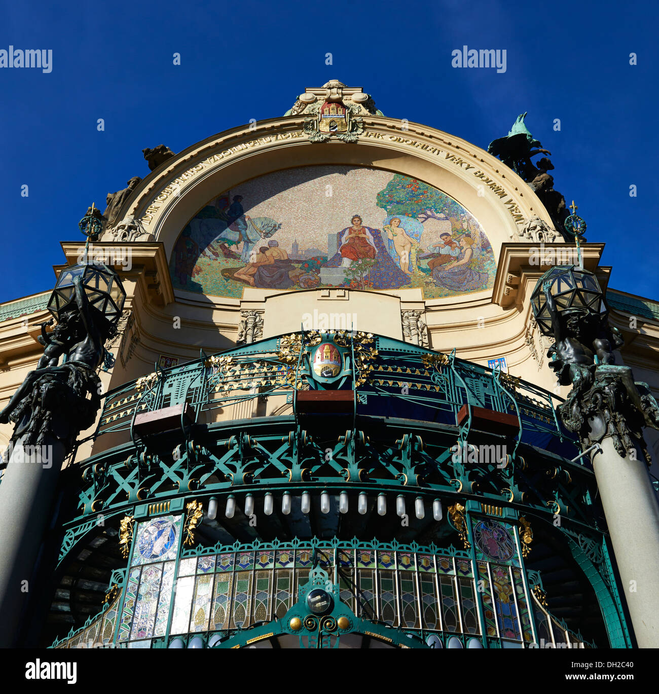 Obecni Dum, Prikopy, Altstadt (UNESCO), Prag Tschechische Republik Stockfoto