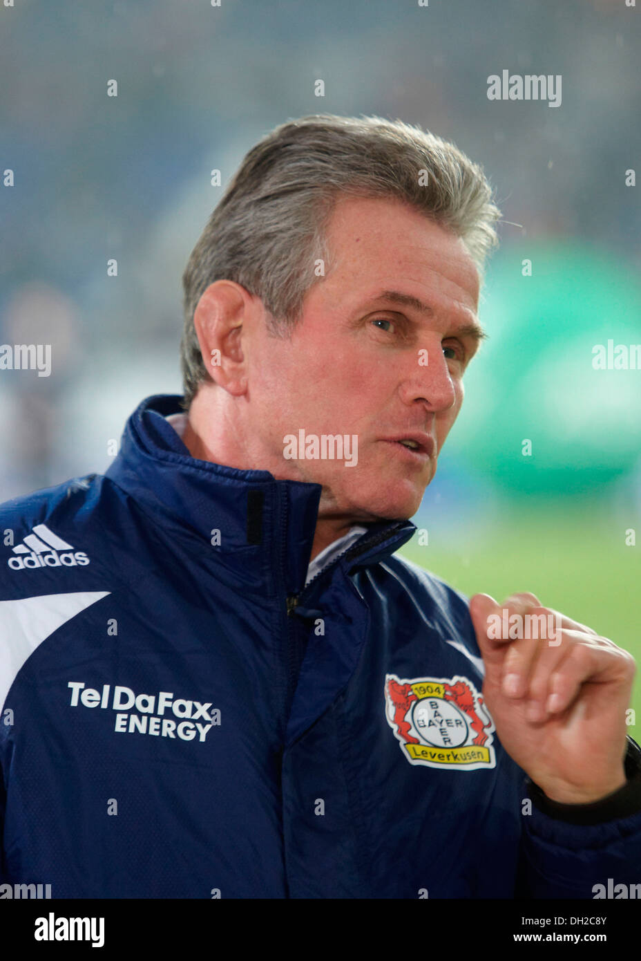 Jupp Heynckes, Trainer Bayer 04 Leverkusen-Fußballverein, Rhein-Neckar-Arena Stadion, Sinsheim, Baden-Württemberg Stockfoto