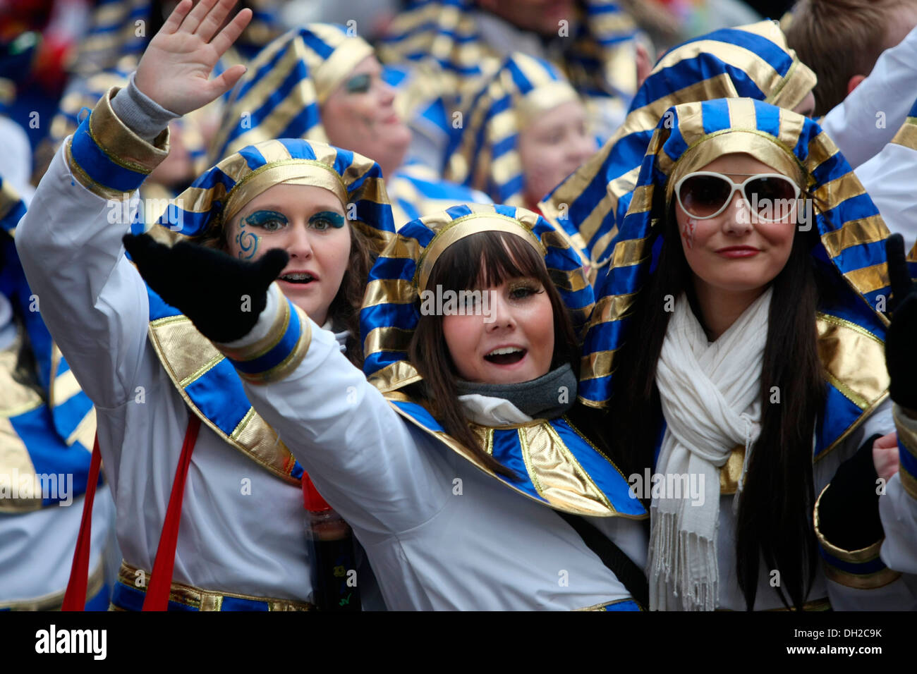 Rosenmontag Parade, Karneval 2010, Koblenz, Rheinland-Pfalz Stockfoto