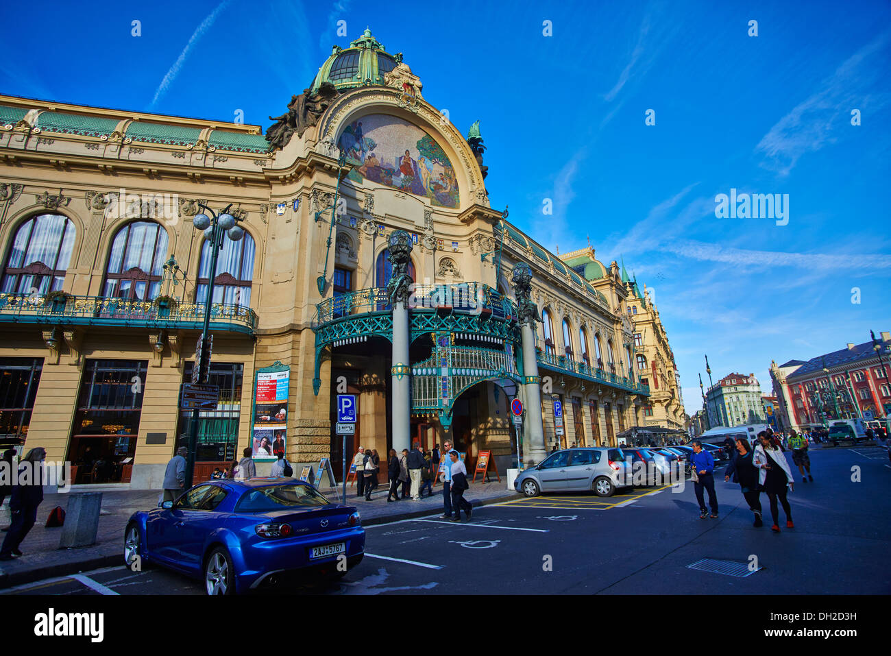 Obecni Dum, Prikopy, Altstadt (UNESCO), Prag Tschechische Republik Stockfoto