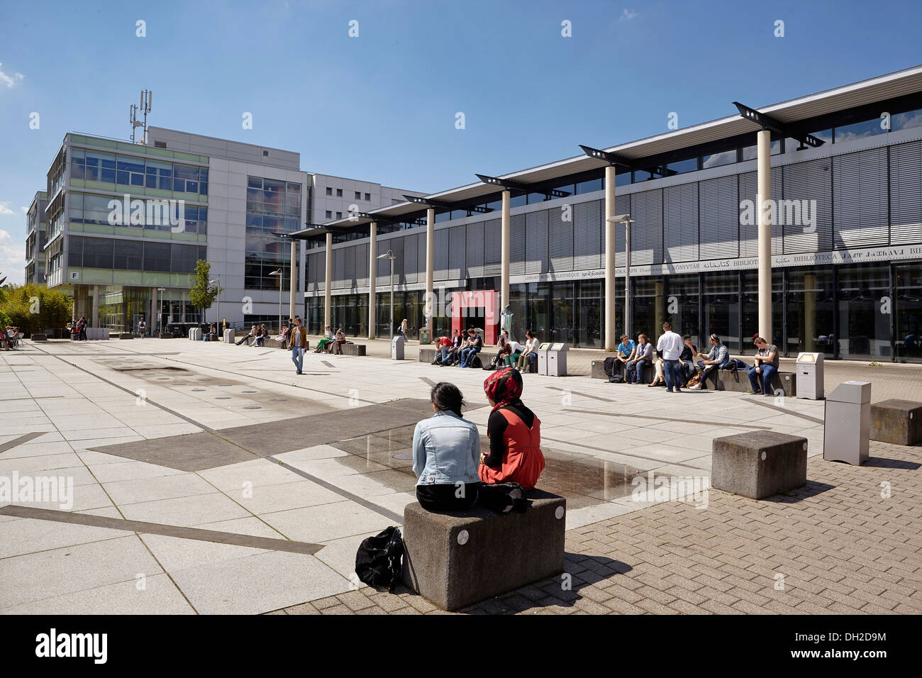 Campus der Universität Koblenz, Koblenz, Rheinland-Pfalz, Deutschland Stockfoto