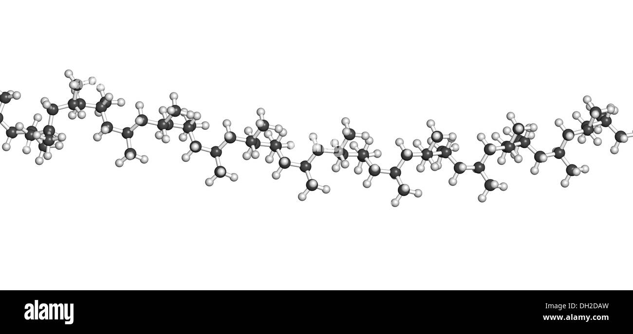 Chemical structure propylene propene polypropylene Fotos und