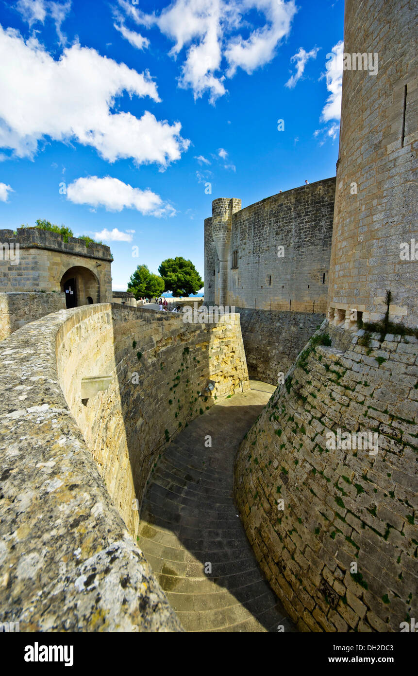 Castillo de Bellver, das Schloss Bellver, Palma De Mallorca, Mallorca, Balearen, Spanien, Europa Stockfoto