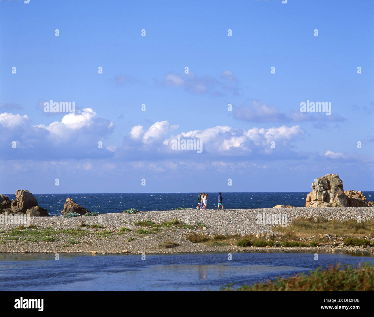 Castel Meu, The Côte de Granit Rose, Côtes d ' Armor Departement, Bretagne, Frankreich Stockfoto