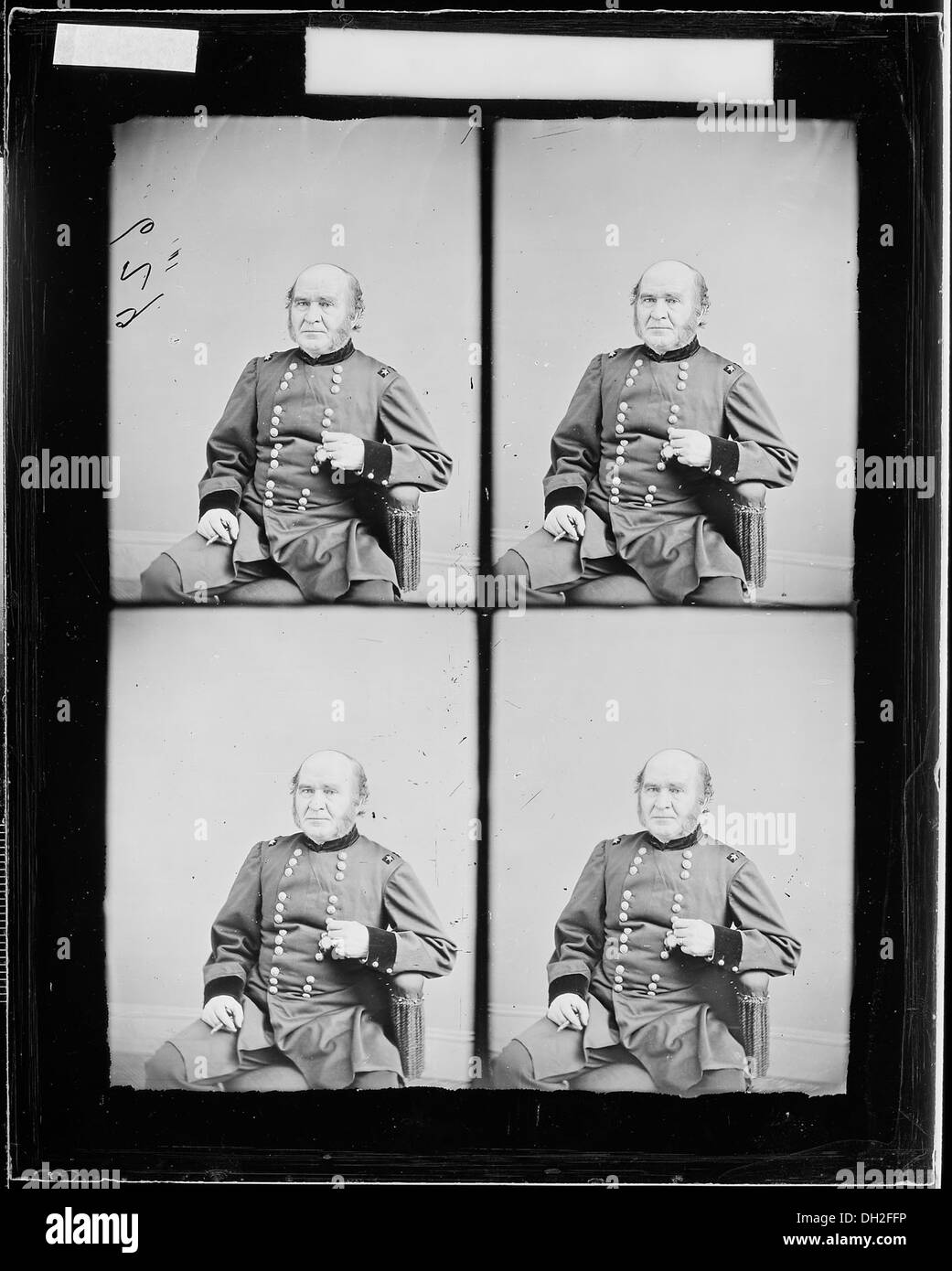 General Benjamin S. Roberts, eine prominente Persönlichkeit in der Militärgeschichte, bekannt für seine Führung und seinen Dienst während seiner Amtszeit in der United States Army. Stockfoto