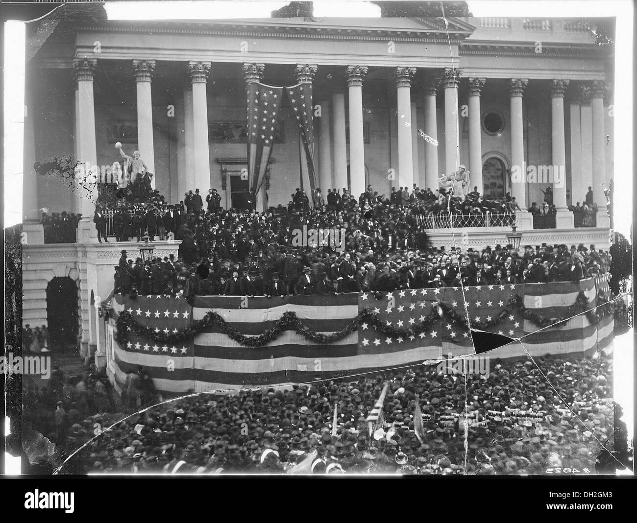 Die Amtseinführung von Präsident Ulysses S. Grant markiert den Beginn seiner Präsidentschaft während eines entscheidenden Moments in der Geschichte der USA. Stockfoto