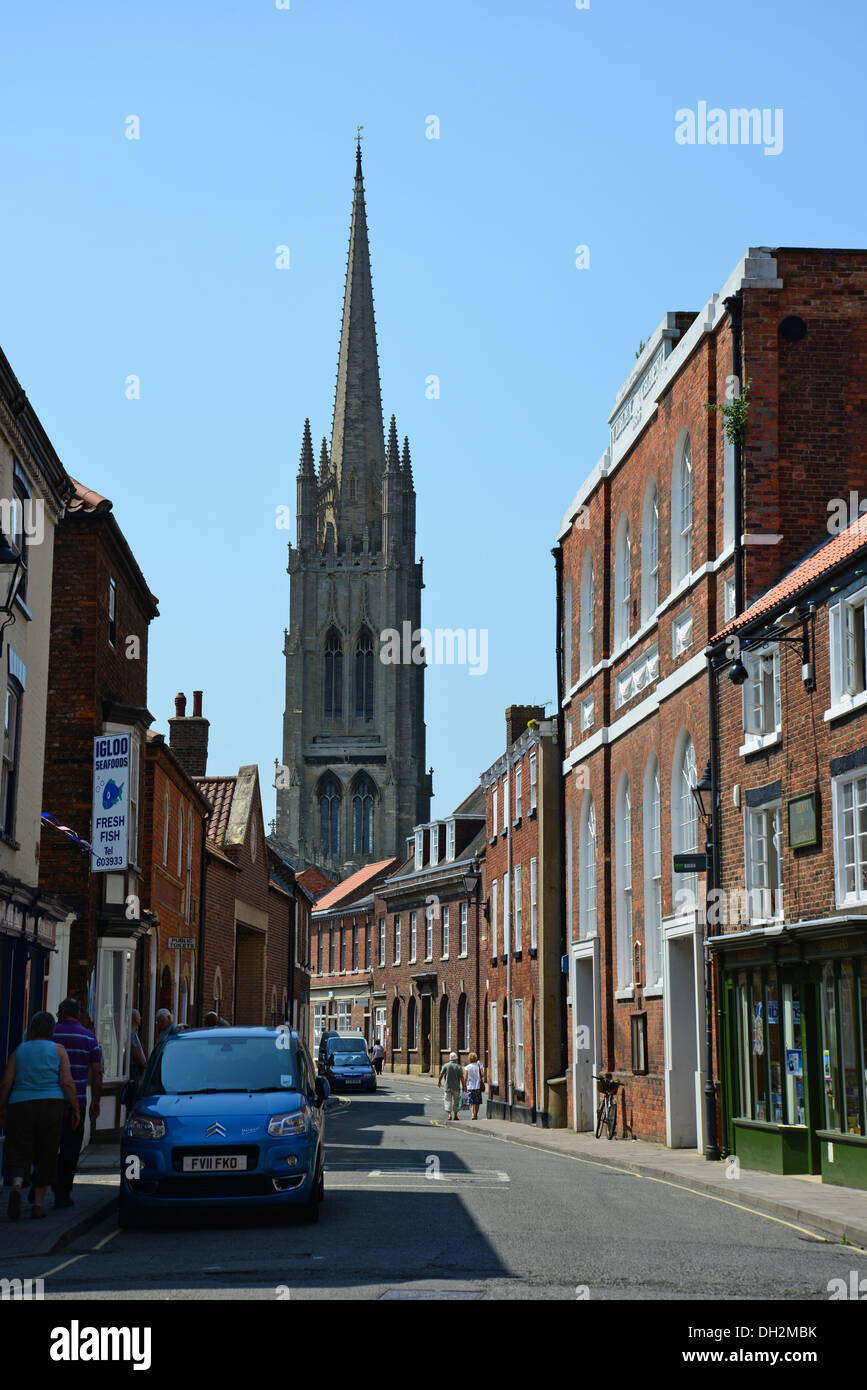 St. Jakobskirche von Eastgate, Louth, Lincolnshire, England, Vereinigtes Königreich Stockfoto