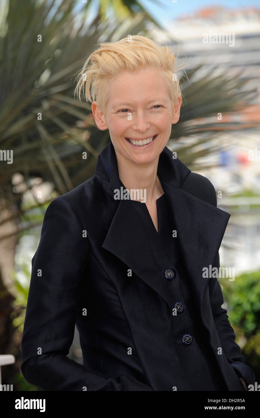 66. Auflage der Filmfestspiele von Cannes: Tilda Swinton auf 2013/05/25 Stockfoto