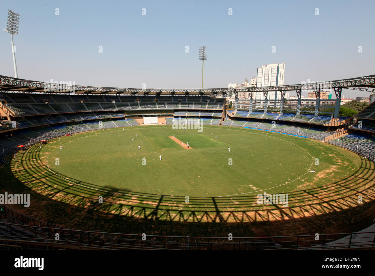 Wankhede Stadium in Bombay Mumbai Maharashtra Indien Cricket Stadien Stockfoto
